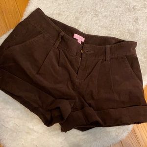 Lilly Pulitzer brown corded pants